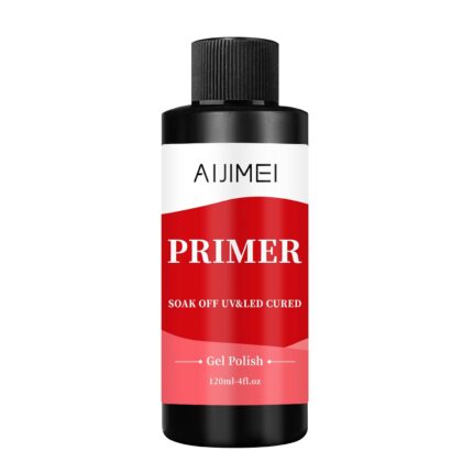 120ml Rapid-Dry Nail Primer, Acrylic Nail Pre Primer before Base coat for Stronger Nails Enhances Adhesion & Shine Primer for Nail, Compatible with All Nail Art Polishes Acrylic Nails 4fl.oz
