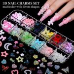 FANDAMEI Nail Charms & Rhinestones: Colorful Nail Art Kit - Image 2