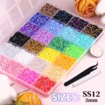 34,000 Multicolor Rhinestones & Glue for Crafting Projects - Image 2