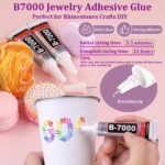 34,000 Multicolor Rhinestones & Glue for Crafting Projects - Image 3