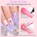 Makartt Rhinestone Nail Glue: Strong 3D Gel for Art - Image 3