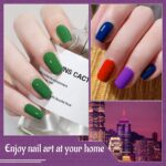60-Piece JODSONE Gel Nail Kit with UV Light and Base Coat - Image 4