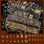 Teenitor 4-Box Nail Charms and Gems Art Set - Image 2