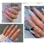 Spring/Summer 5D Flower Nail Art Stickers for DIY Decor - Image 2