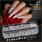 Teentior Nail Charms & Gems Set: 3D Nail Art Kit - Image 2