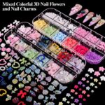 Colorful Nail Art Gem and Charm Set for Manicures - Image 2