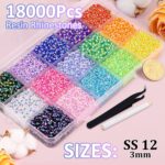 18,000 Multicolor Flatback Rhinestones with Glue for Crafting - Image 2