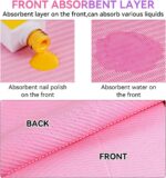50 Pack Absorbent Nail Mats for Salon and DIY Use - Image 2