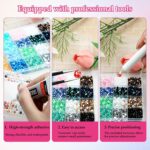 48-Color Flatback Rhinestones with Glue for Crafting Kit - Image 5