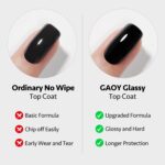 GAOY 2 Pcs 16ml No Wipe Gel Top Coat, High Gloss Finish - Image 3