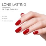 VENALISA 2-Piece No Wipe Gel Top Coat Set for Shiny Nails - Image 5