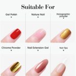 VENALISA 2-Piece No Wipe Gel Top Coat Set for Shiny Nails - Image 6