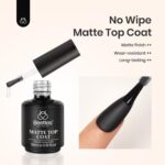 Beetles 15ML Matte Gel Top Coat for Long-Lasting Chrome Finish - Image 2