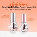 Modelones 2-Piece Quick-Dry Top & Base Coat Set - Image 2