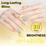 Makartt Gel Top and Base Coat Set: No Wipe Glossy Finish - Image 4