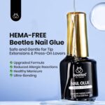 HEMA-Free 15ml Beetles Nail Glue Gel - Super Strong, UV Cured - Image 3
