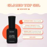 Heyhae High Gloss Non-Wipe Top Gel for Semi-Cured Nails - Image 2