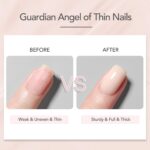 GAOY 6-Color Rubber Base Gel Set, Sheer Nail Strengthener - Image 3