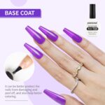 JODSONE 2Pcs Gel Polish Set: Top & Base Coat Gift - Image 4