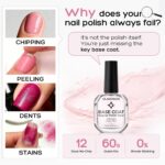 Glamonade Base Coat: 12-Day Chip Resistant, Quick Dry, Clear. - Image 2