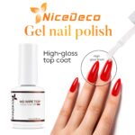 Nicedeco 2-Piece Vegan Gel Nail Polish Set: Glossy, Long-Lasting. - Image 4