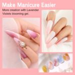 Lavender Violets 15ml Gel Polish for Stunning Nail Art - Image 3