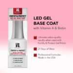 RC Red Carpet LED Gel Base Coat, 9ml - Fortify & Protect - Image 3