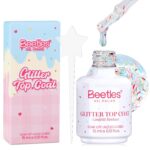 Beetles Confetti Fantasy Glitter Gel Top Coat – 15ml - Image 2