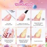 Beetles Confetti Fantasy Glitter Gel Top Coat – 15ml - Image 5