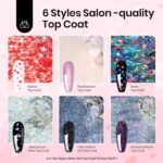 Beetles 6-Piece Reflective Glitter Gel Nail Polish Set - Image 2