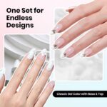 Beetles HEMA-Free White Gel Polish Set for DIY Manicures - Image 4