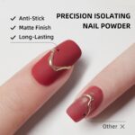 PERFECT COLOR Matte Top Coat for Chrome Nail Art, 0.5 Fl Oz - Image 3