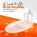 Modelones 3-in-1 Clear Nail Polish: Base, Top Coat & Strengthener - Image 4