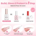 Beetles 15ml HEMA-Free Clear Gel Top Coat for Nail Art - Image 2