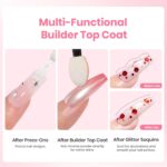Beetles 15ml HEMA-Free Clear Gel Top Coat for Nail Art - Image 6