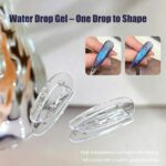 3D Water Drop Gel Coat - No-Wipe Glossy Nail Art Kit - Image 3