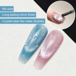 3D Water Drop Gel Coat - No-Wipe Glossy Nail Art Kit - Image 4