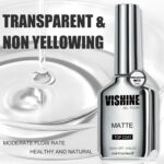 Vishine 16ml Matte Gel Top Coat: Long-Lasting, No Wipe, Powder-Resistant. - Image 2