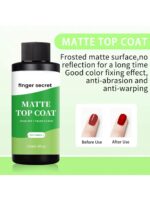 120ml Matte Top Coat for Gel Nails: DIY Nail Supplies - Image 4