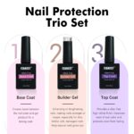 FZANEST Hema-Free Nail Gel Kit: 3 Pcs for Long-Lasting Strength - Image 3