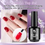 SUTOKAKA Top and Base Coat Set: Glossy Gel Polish Duo - Image 4