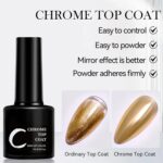7 ml Mirror Effect Gel Topcoat for Long-Lasting Nails - Image 4