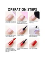 Glossy Top Coat Gel Polish for DIY Nail Art, 240ml - Image 4