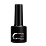 Shiny Gel Finish, Mirror Effect Topcoat, Nail Top Coat with Chrome Powder Use, Long Lasting Gel Top Layer for Design, Sturdy Coat with Smooth, Studio and Beginners 7 ml