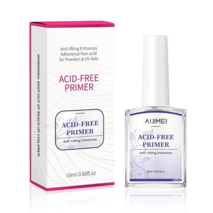 Acid Free Primer 18ml/0.63fl.oz Acid Free Peel Adhesive Primer, Suitable For Gel Nail Polish, Nail Polish And Acrylic Powder Diy Nail Products In Home Salon