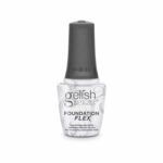 Gelish Foundation Flex – Flexible Base Coat for Nails, Ridge Filling, & Perfect Protection, Soak-Off Rubber Base Gel Nail Kit for Long-Lasting Nail Strength and Flexibility