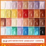 JODSONE 36-Piece Gel Nail Kit with UV Light & 32 Colors - Image 2