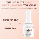 KIARA SKY Tinted Rubber Top Coat – 2-in-1 Finish, Cashmere Delight - Image 2