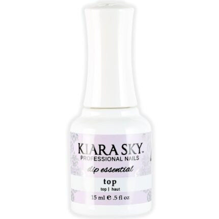KIARA SKY Dip Top Coat for Nail Dip Powder | Step 4 Dip Powder Nail Essential Top Coat | Ultra-shiny Top Coat | No Lamp Needed | Cruelty-Free and Professional-Grade - for Dip Manicure | 15 ml