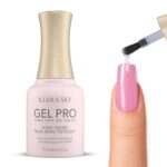 Kiara Sky HEMA-Free No-Wipe High Gloss Gel Top Coat – Non-Yellowing Mirror Shine, Chip Resistant, for Gel Polish, Chrome & Nail Art, UV/LED – 0.5 fl oz
